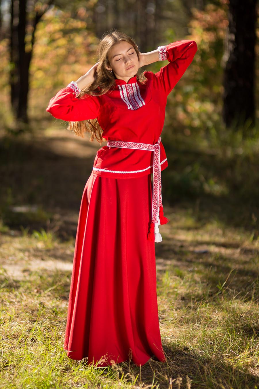 Underwear Women in Slavic costumes in Palikir