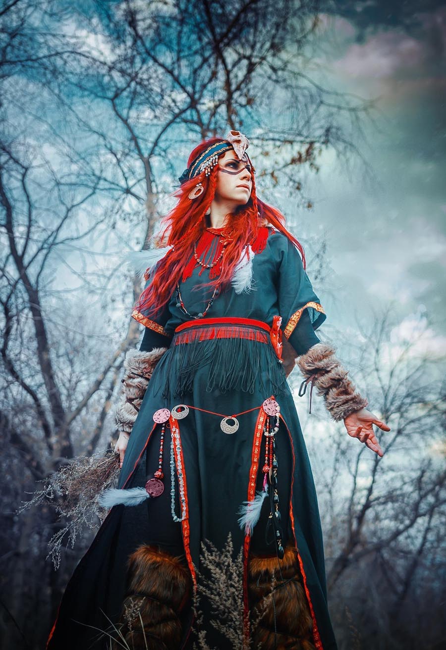 Girls in Slavic costumes underwear in Palikir