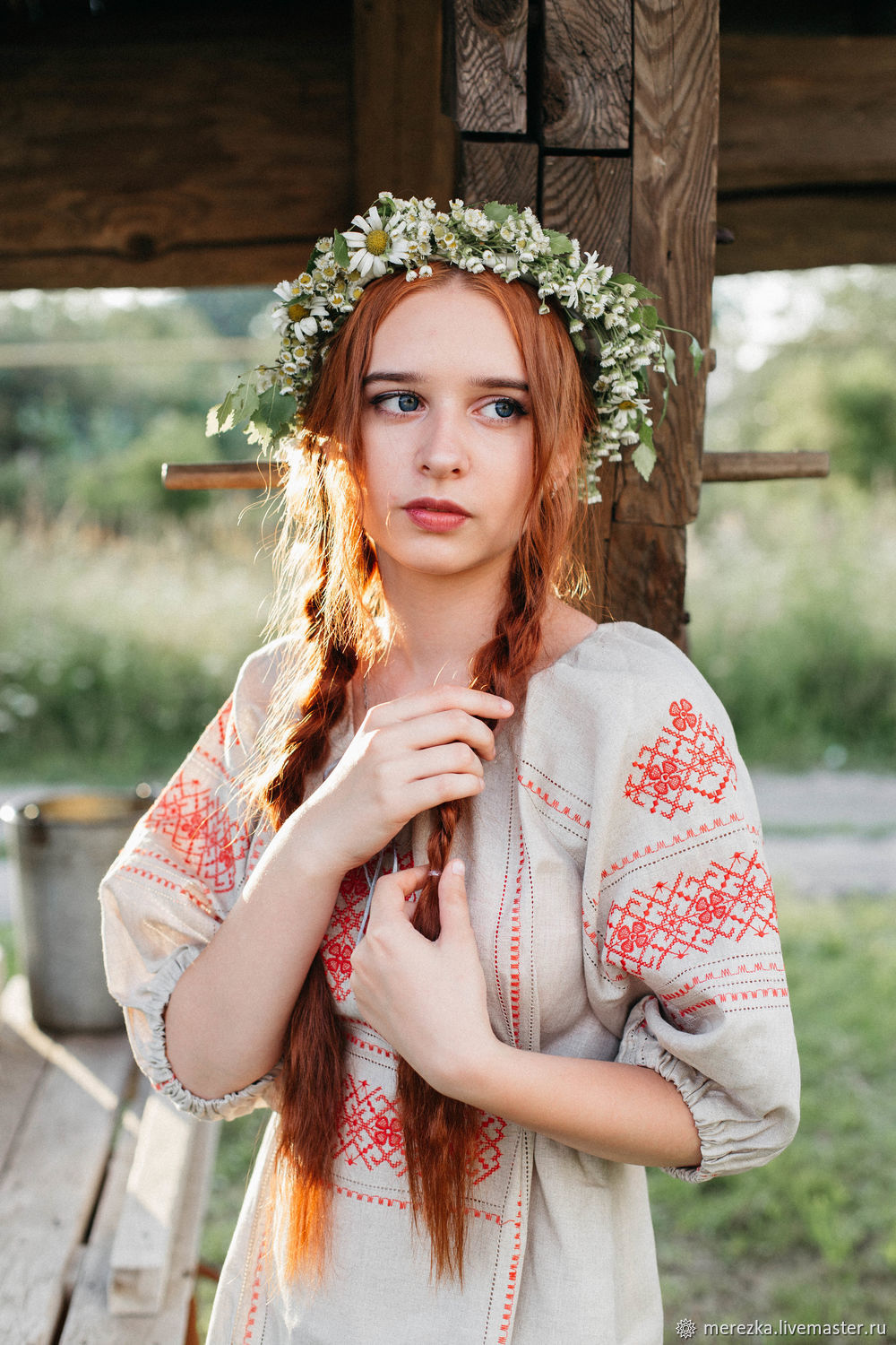 Girls in Slavic costumes in Palikir