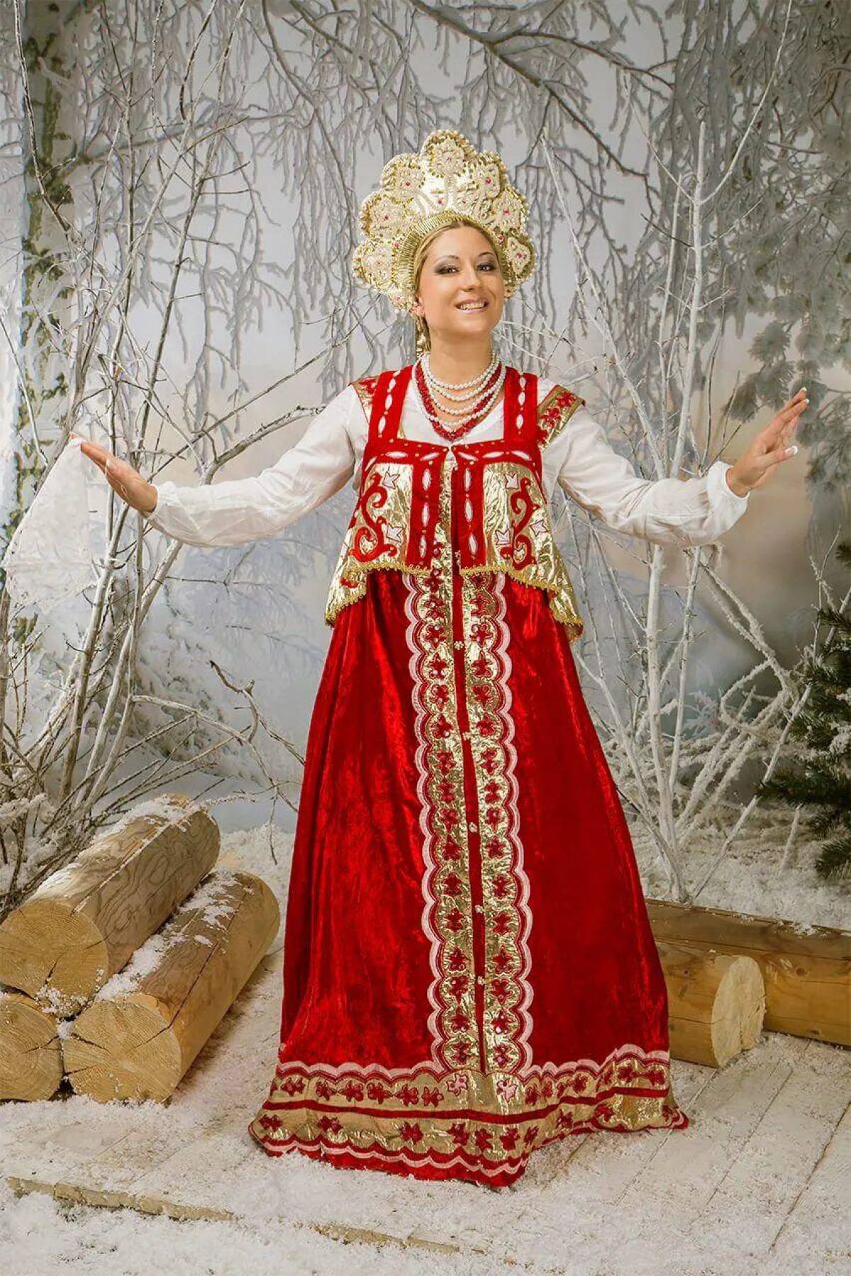 Girls in Slavic costumes in Palikir
