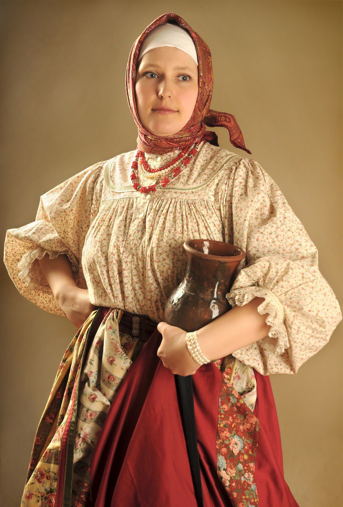 Girls in Slavic costumes in Palikir