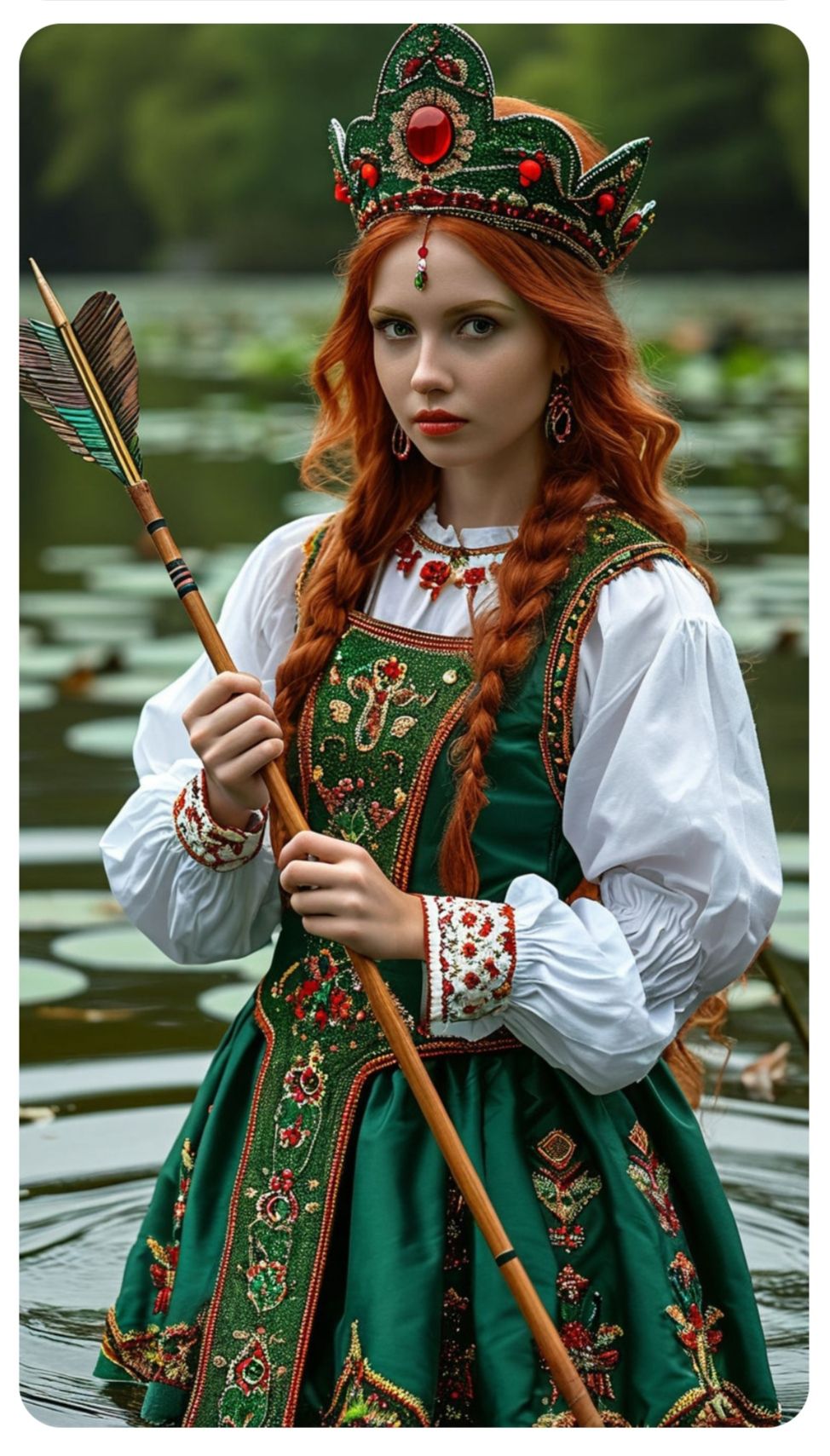 Nude girl Girls in Slavic costumes in Palikir